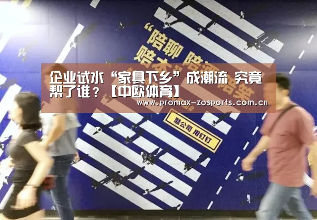 企业试水“家具下乡”成潮流 究竟帮了谁?【中欧体育】(图4) 中欧体育平台
